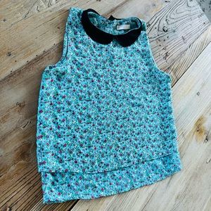 Floral Blouse Top Sz Medium.